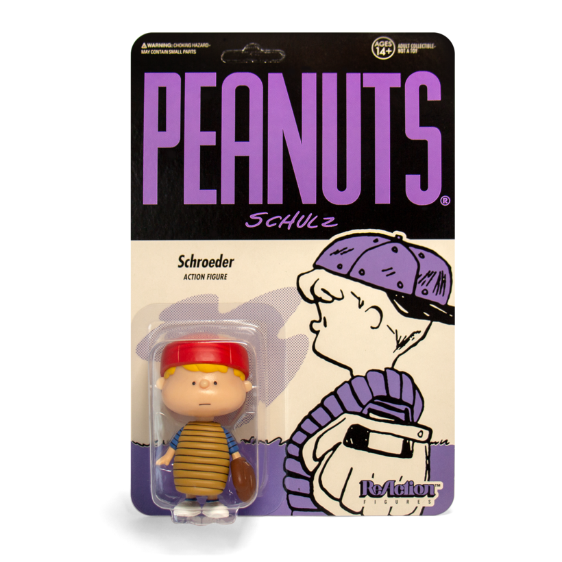 Peanuts ReAction Figure - Baseball Schroeder