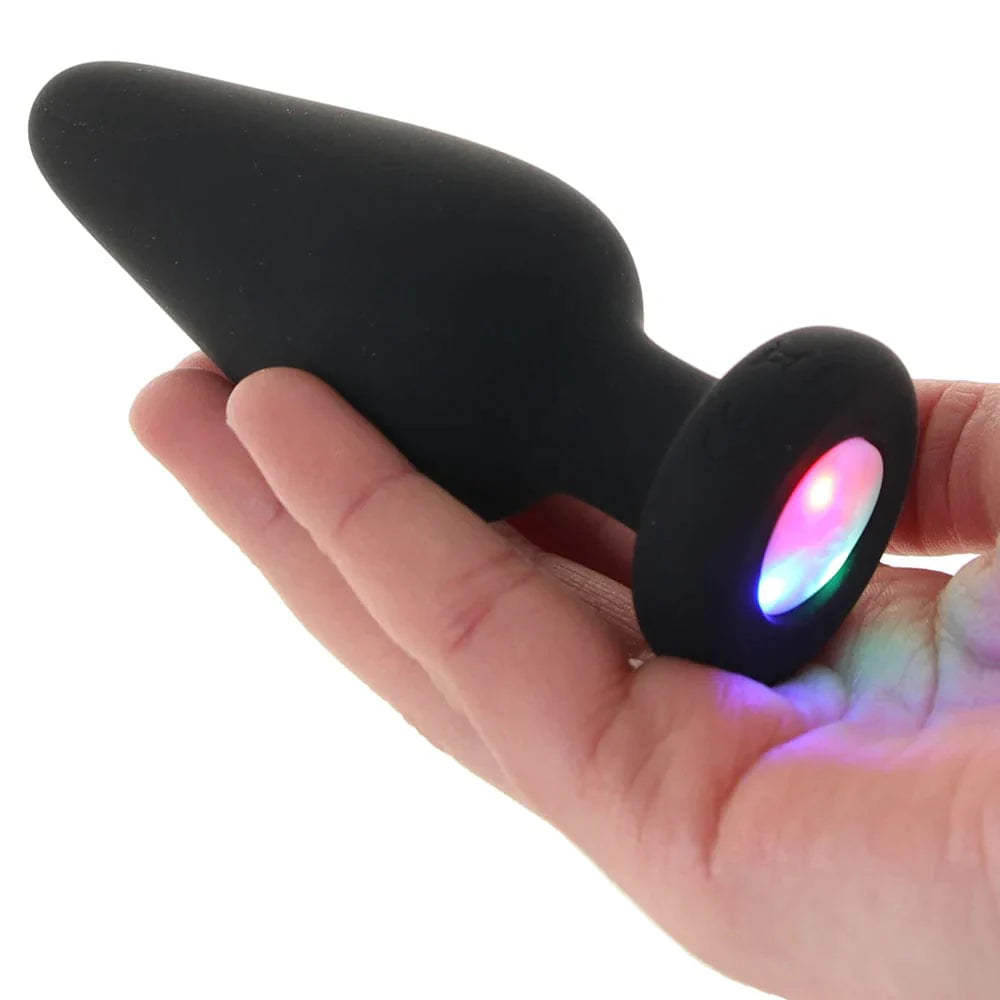 XR Brands Booty Sparks Light Up Anal Plug in Small