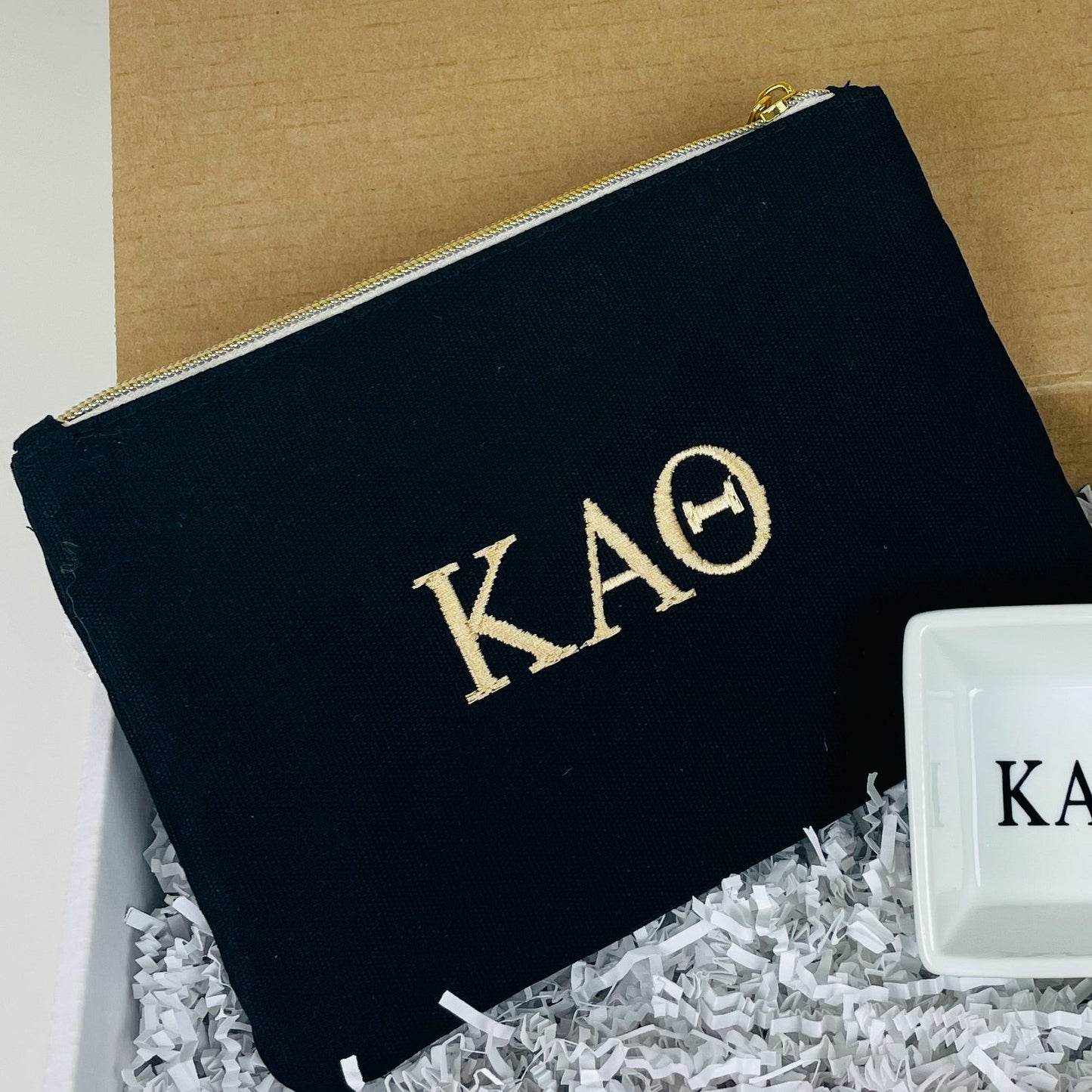 Kappa Alpha Theta Sorority Makeup Bag