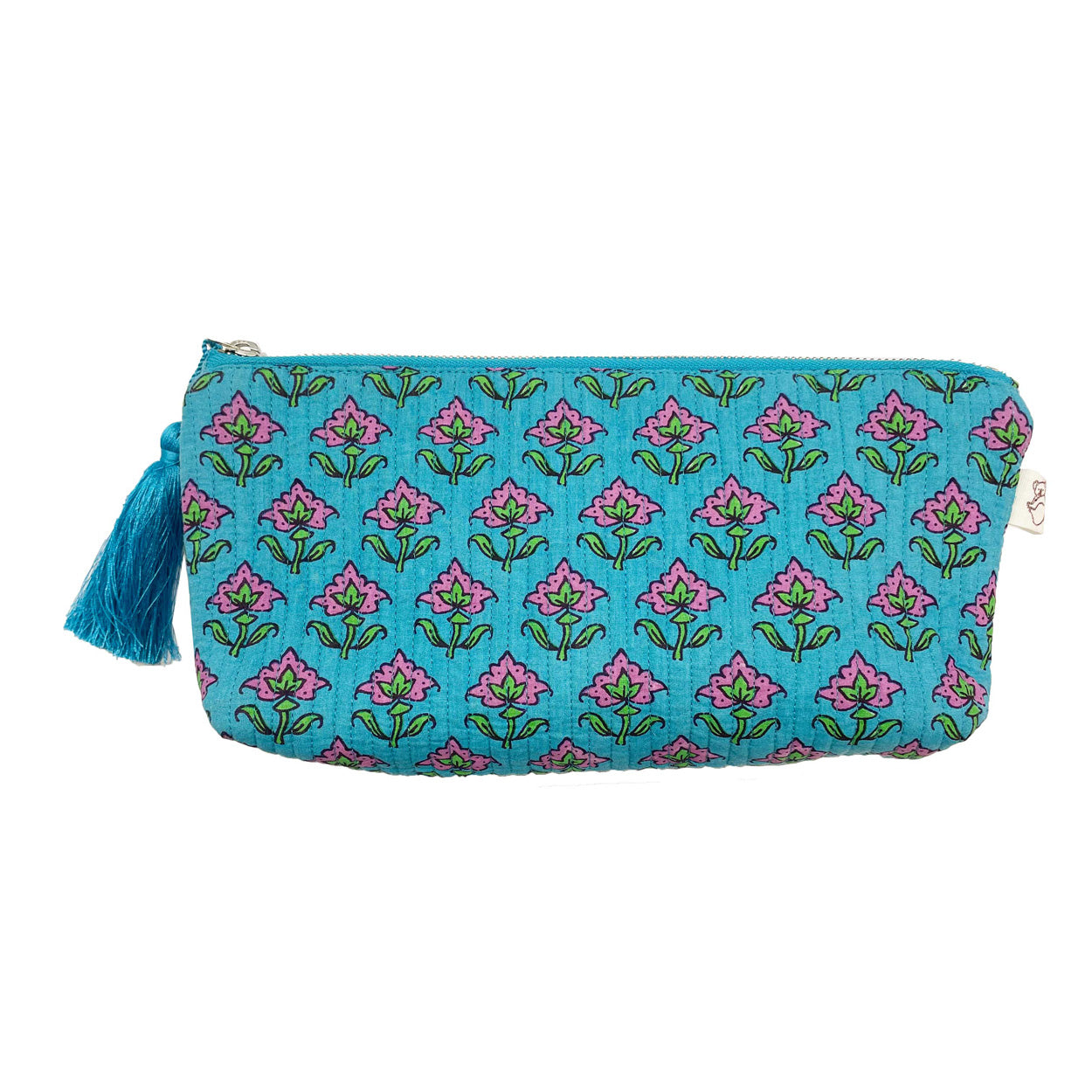 Hold Me Clutch - Quilted Blue Floral NEW!