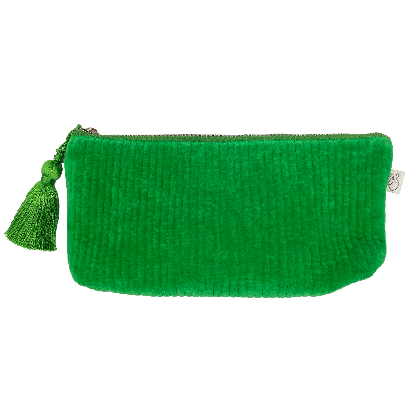 NEW! Quilted Velvet Hold Me Clutch - Electric Green