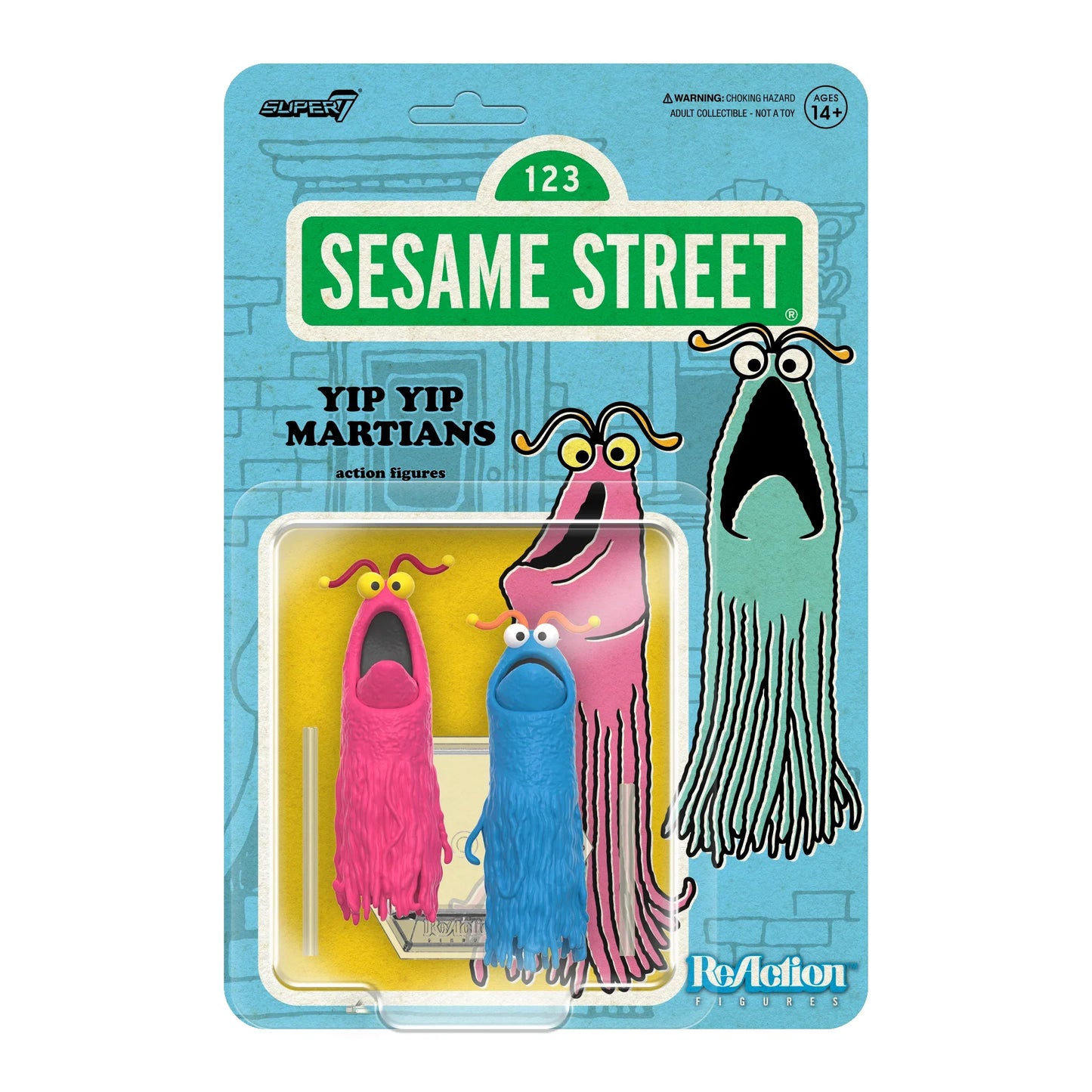 Sesame Street ReAction Wave 1 Yip Yip Martians