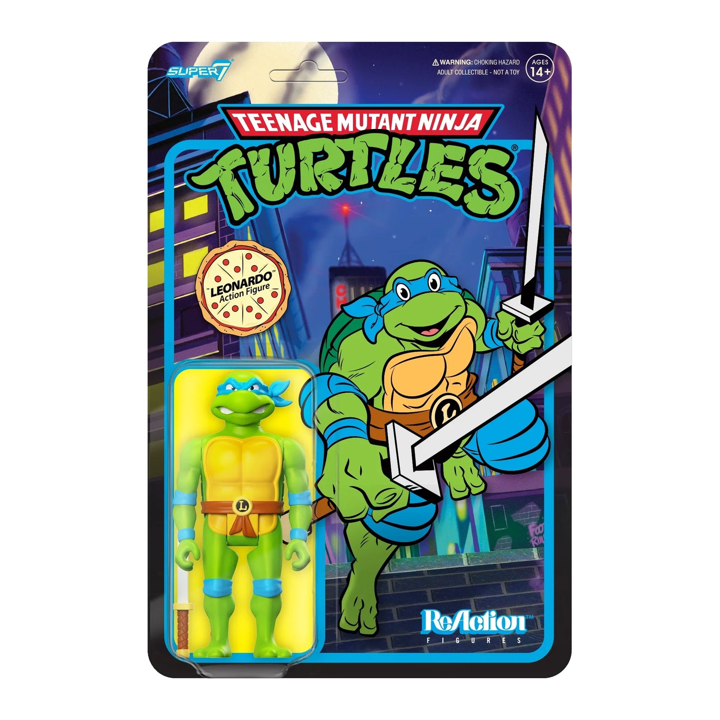 Teenage Mutant Ninja Turtles ReAction Wave 7 Leonardo (Cartoon)