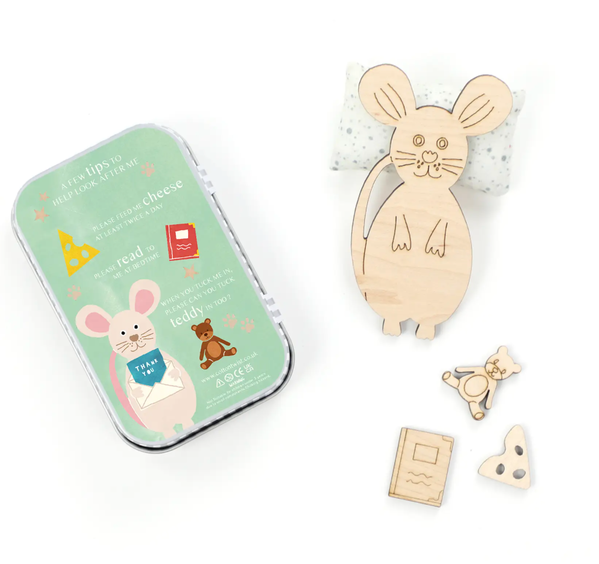 'Please Take Care of Me' - Woodland Mouse