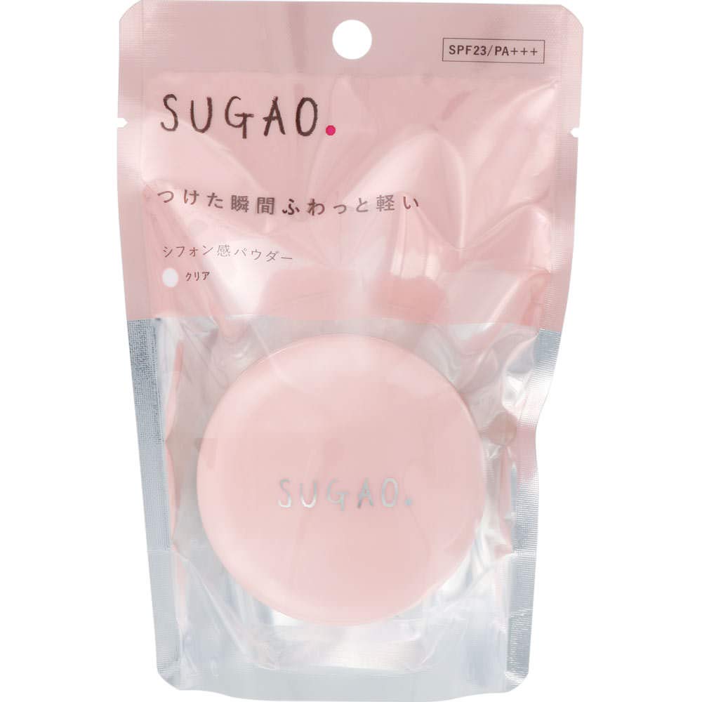 Sugao Japan Chiffon Feeling Powder Clear Tone Change Face Powder Spf23/Pa+++ 4.5G