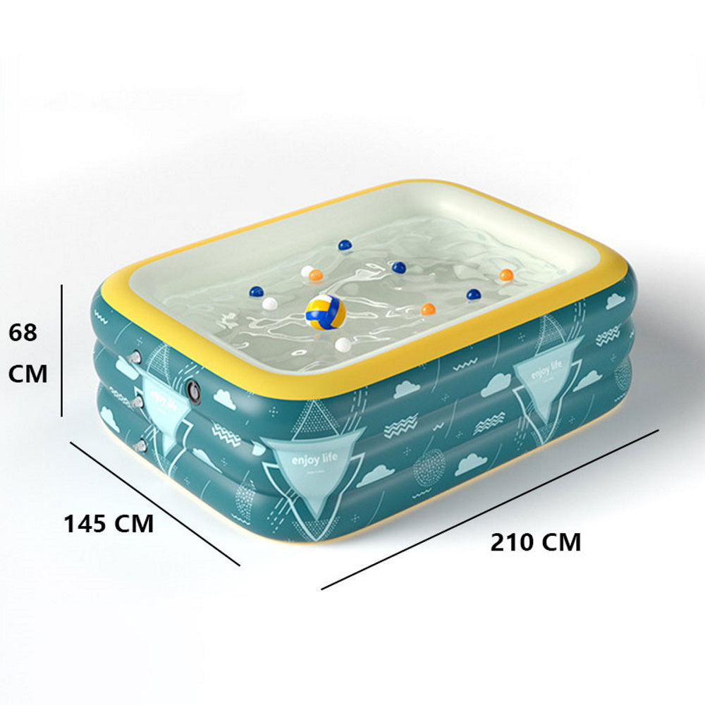 Inflatable Kids Rectangular Swimming Pool