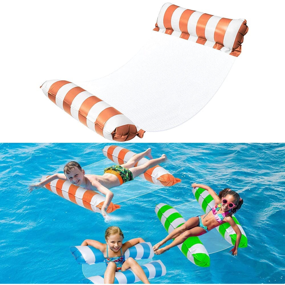 Swimming Pool Float Water Hammock - Orange