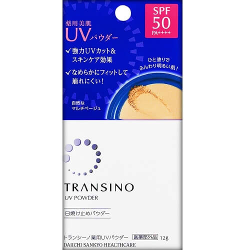 Transino Medical UV Powder SPF50/ PA ++++ 12g - Powder Makeup Made In Japan