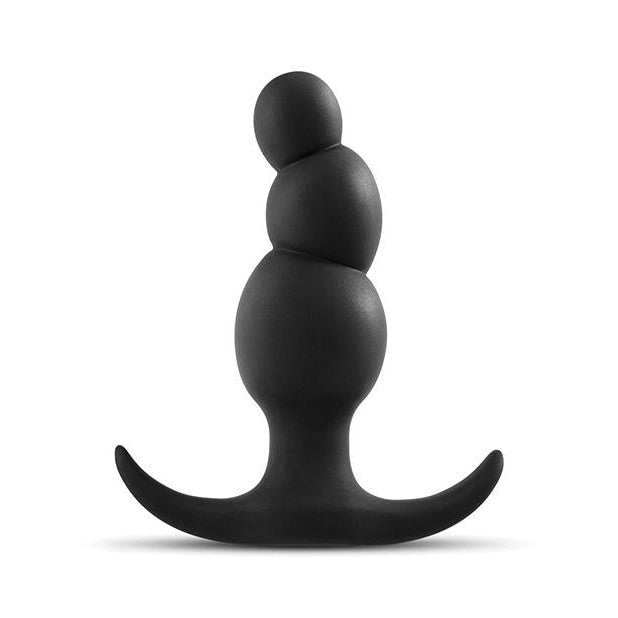 Anal Adventures Platinum Stacked Plug Black