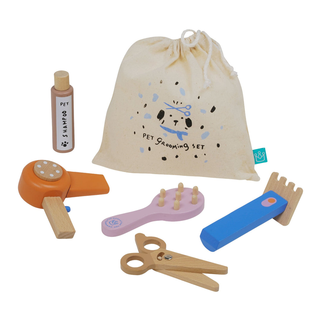 Wooden Posh Pet Day Spa Set