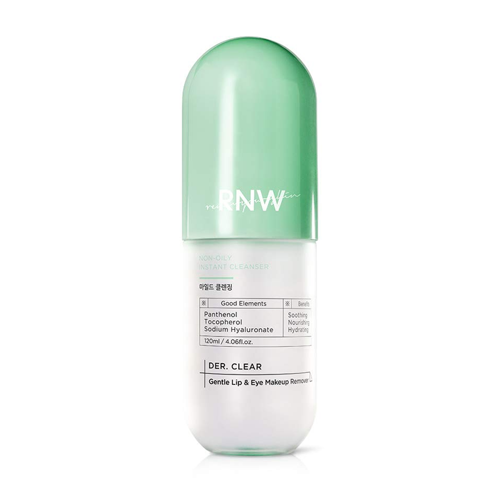 RNW DER. CLEAR Gentle Lip & Eye Makeup Remover 120ml