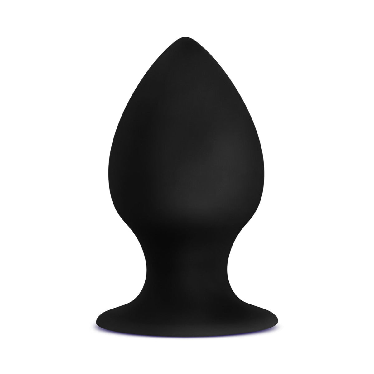 Anal Adventures Platinum Silicone Anal Stout Plug Kit Black