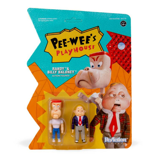 Pee-wee's Playhouse ReAction Randy & Bill Baloney Figure Two-Pack