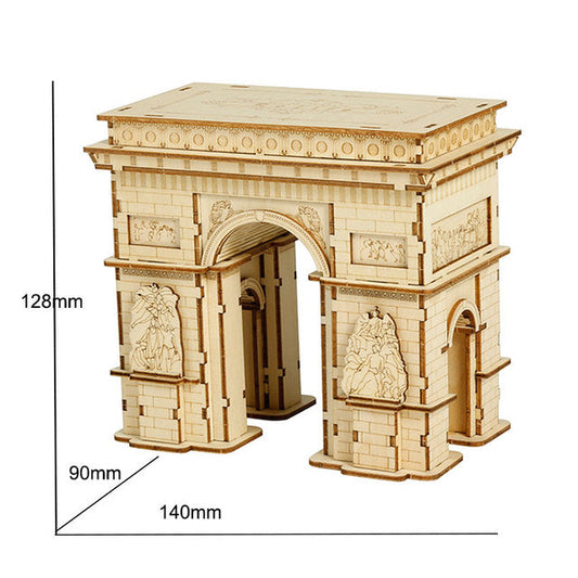 Robotime Arc De Triomphe 3D Wooden Puzzle Game Model Toys