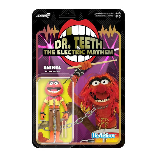 Muppets ReAction W1 Animal - Dr Teeth & The Electric Mayhem Action Figure