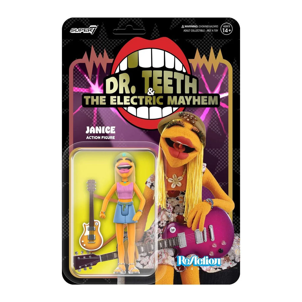 Muppets ReAction W1 Janice - Dr Teeth & The Electric Mayhem Action Figure