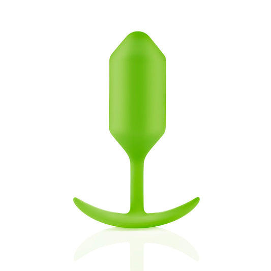 B-Vibe Snug Plug 3 (L) - Lime Intimates Adult Boutique