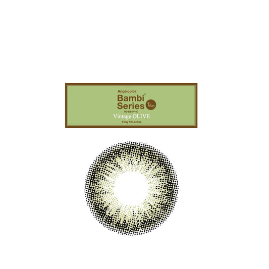 Angelcolor1Day Bambi Series 10Pc Vintage Olive -6.00 Japan