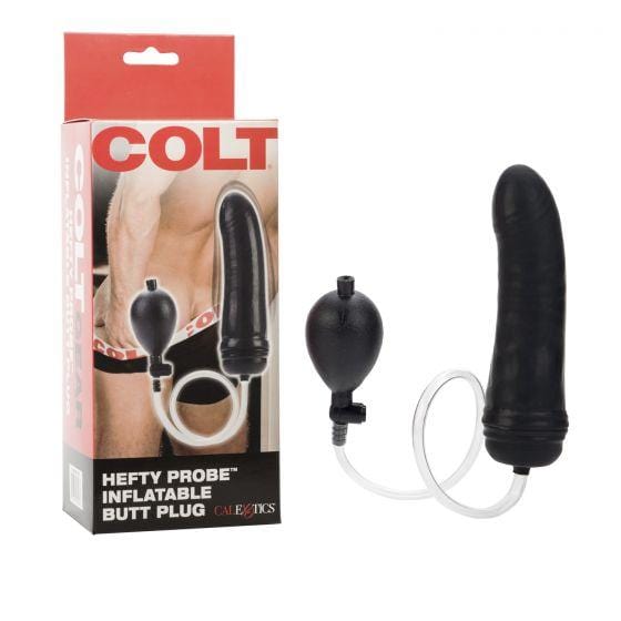Colt Hefty Probe Inflatable Butt Plug in Black