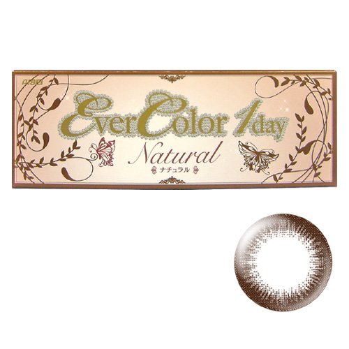 Ever Color Japan 1Day Natural Brown Contact Lenses -0.75 Power