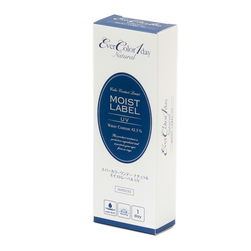 Ever Color Japan 1-Day Natural Moist Uv Silhouette Duo ±0.00 20Pcs