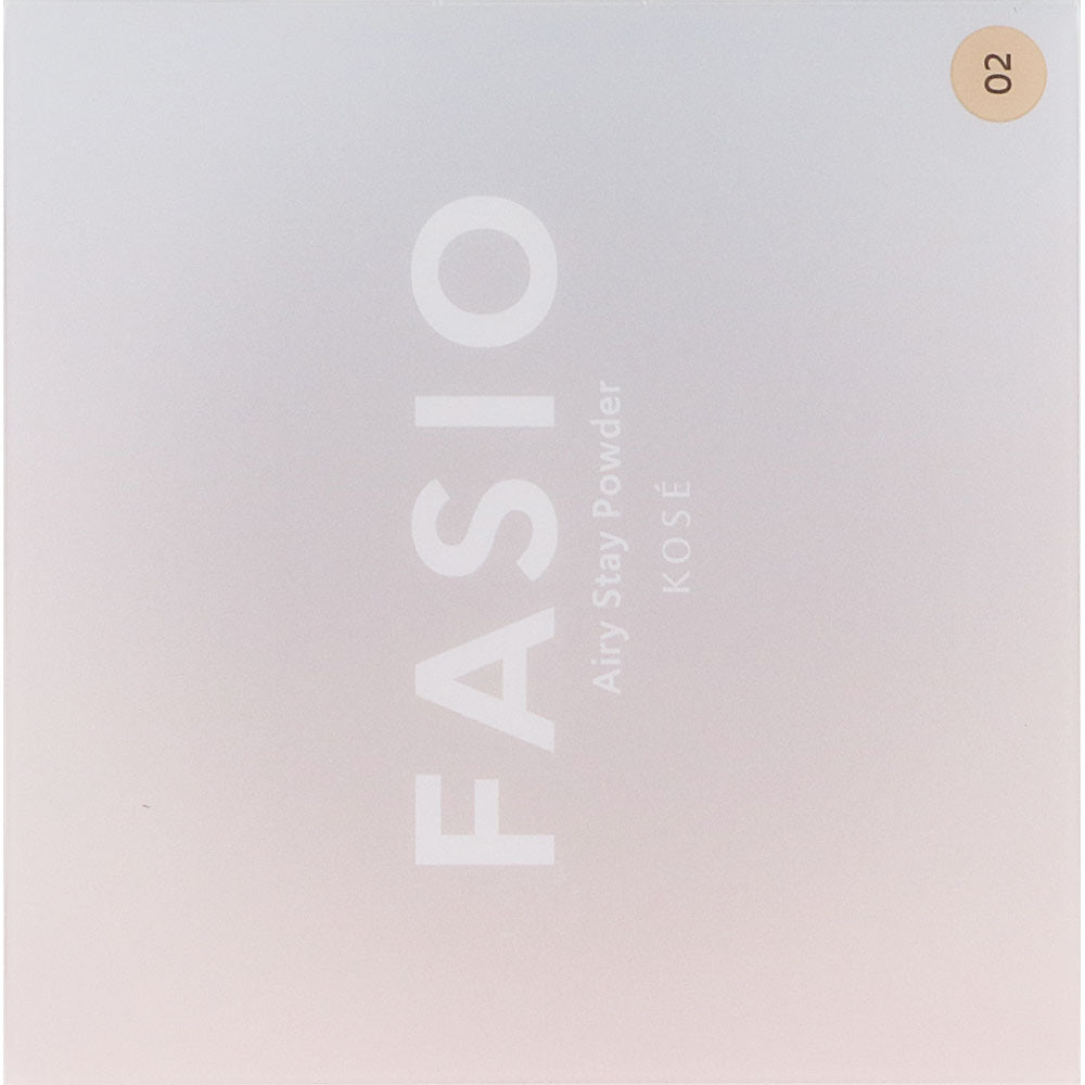 Kose Fasio Airy Stay Powder 02 Beige SPF15 PA++ 10g - Face Powder - Made In Japan