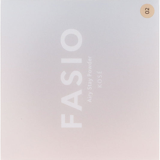 Kose Fasio Airy Stay Powder 02 Beige SPF15 PA++ 10g - Face Powder - Made In Japan