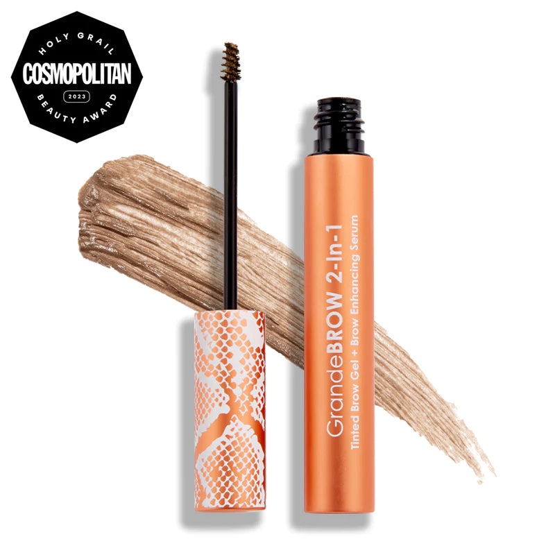 Grande Cosmetics GrandeBROW 2-In-1 Tinted Brow Gel + Brow Enhancing Serum