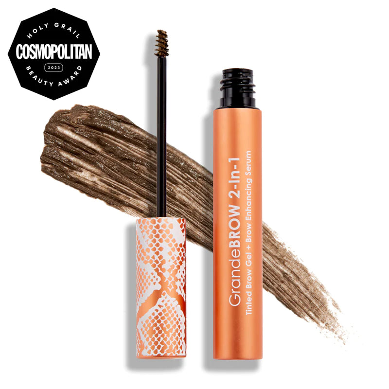 Grande Cosmetics GrandeBROW 2-In-1 Tinted Brow Gel + Brow Enhancing Serum