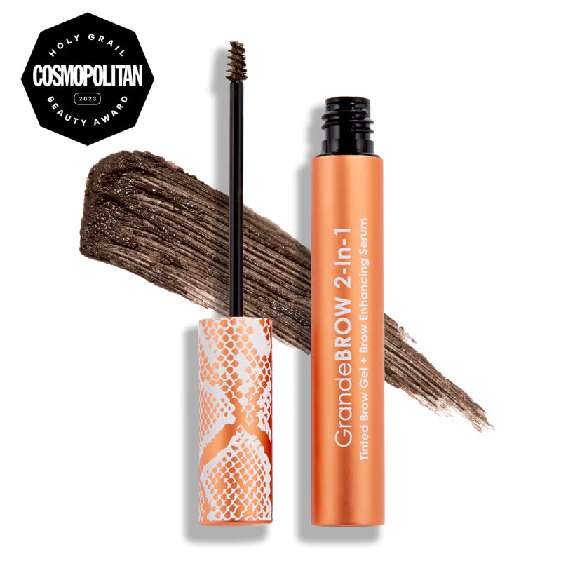 Grande Cosmetics GrandeBROW 2-In-1 Tinted Brow Gel + Brow Enhancing Serum
