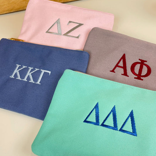 Alpha Phi Sorority Makeup Bag