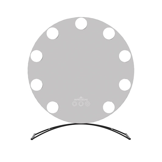 Hollywood Round Tri-tone LED Vanity Mirror