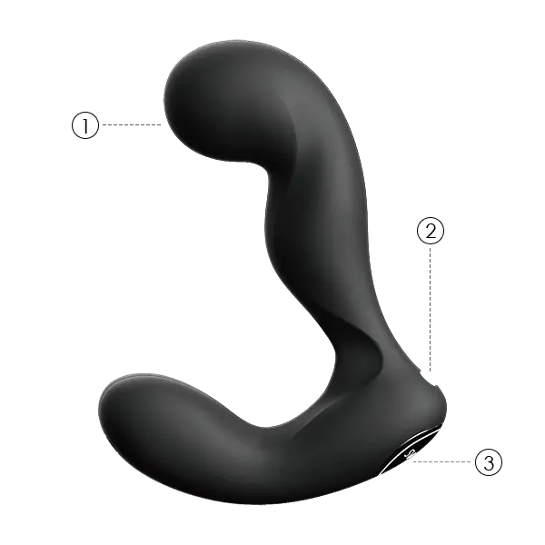 Svakom Iker Silicone Prostate & Perineum Vibrator
