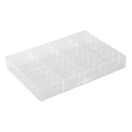 Alexa® Acrylic Makeup Drawer Organizer - Compact Powder, 28 Slots (Wide)