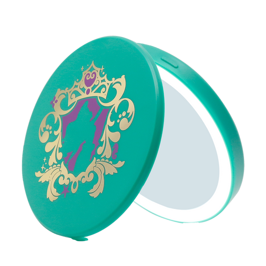 Ariel Compact Mirror with Wireless Power Bank Charging Base