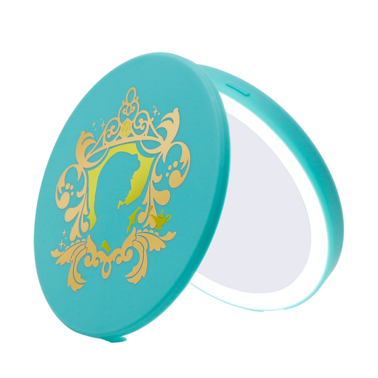 Jasmine Compact Mirror with Wireless Power Bank Charging Base