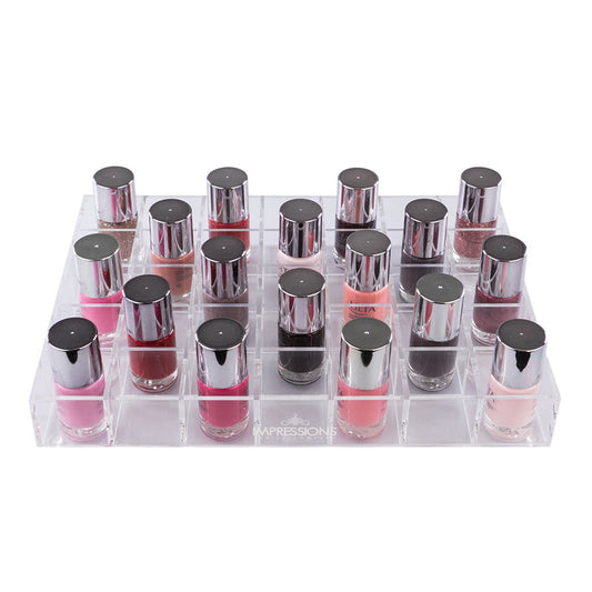 Alexa® Acrylic Makeup Drawer Organizer - Nail Polish, 35 Slots (Wide)