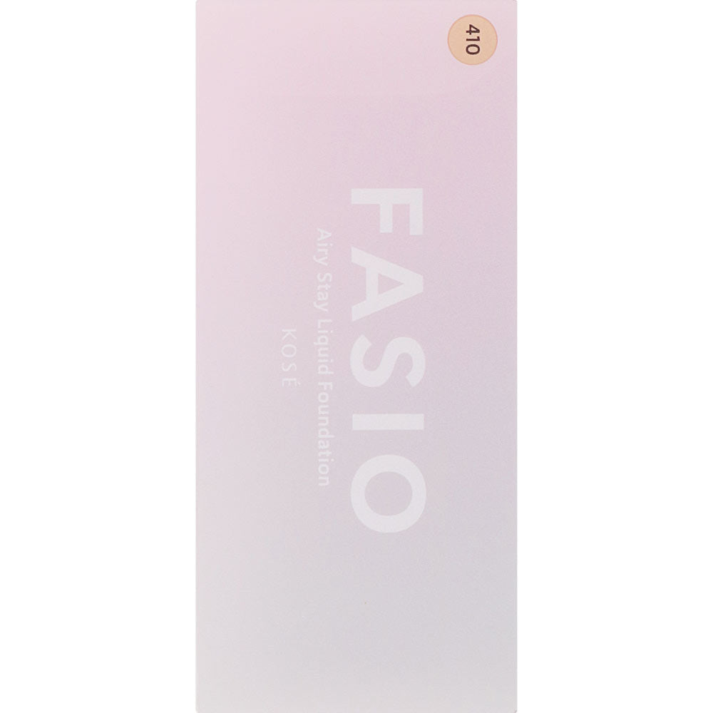 Kose Fasio Airy Stay Liquid Foundation 410 Ocher SPF30 PA+++ 30g - Made In Japan
