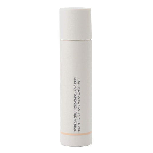 Muji Liquid Uv Foundation Pink Natural Spf27 Pa++ 30Ml 02124748