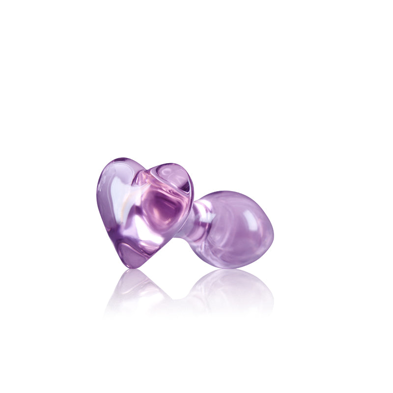 Crystal Heart Anal Plug