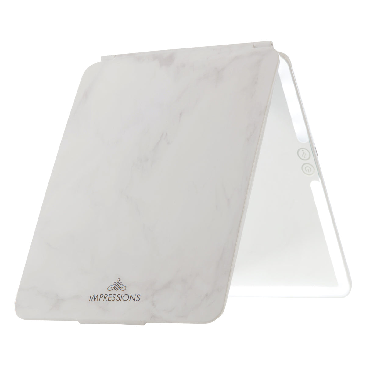 Touch Pad 2.0 Rechargeable LED Makeup Mirror with Flip Cover