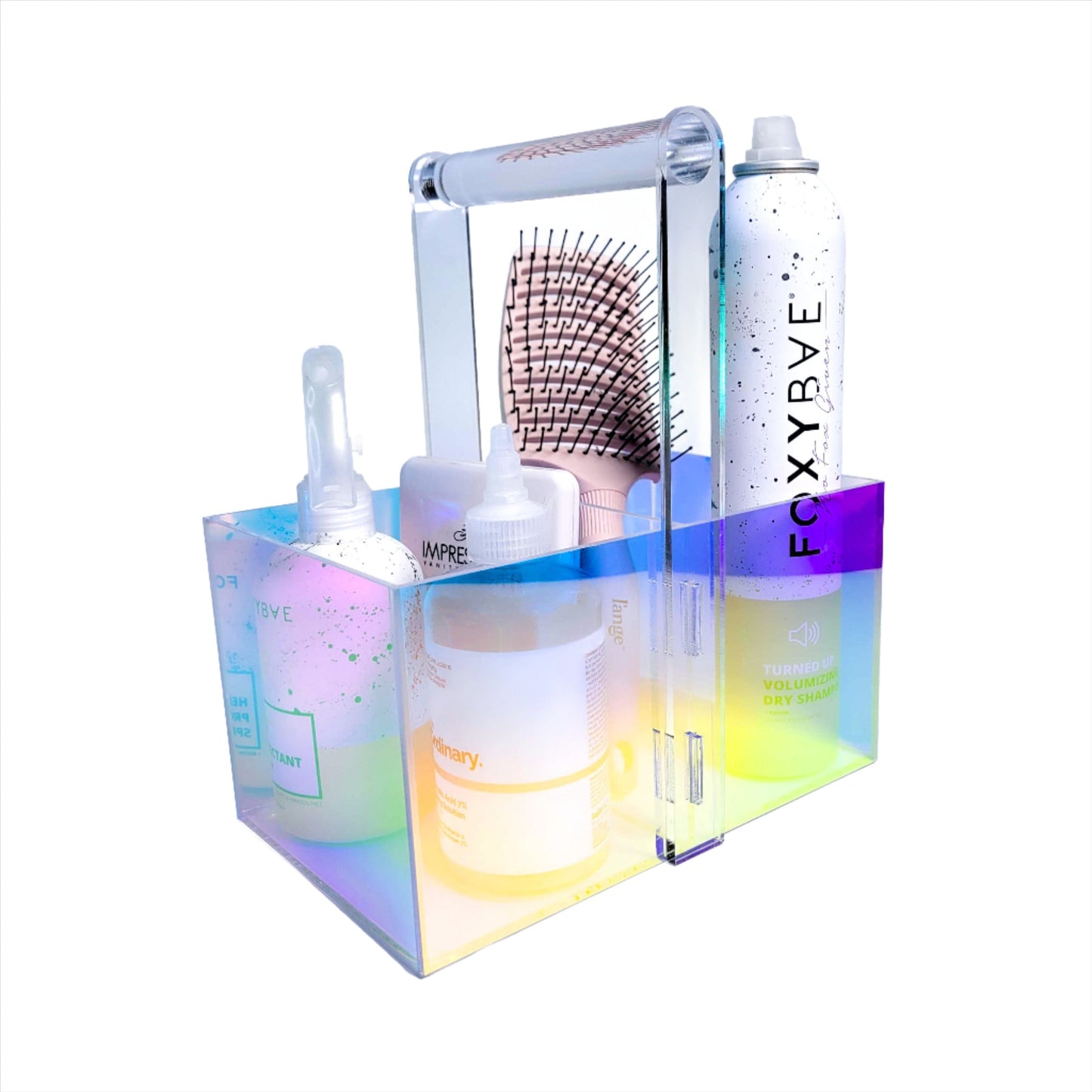 Prisma Carryall 2 Compartment Acrylic Organizer