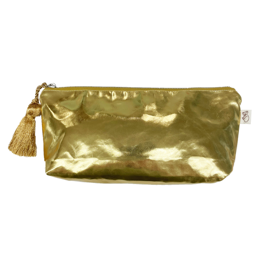 NEW!  Gold Metallic Hold Me Clutch