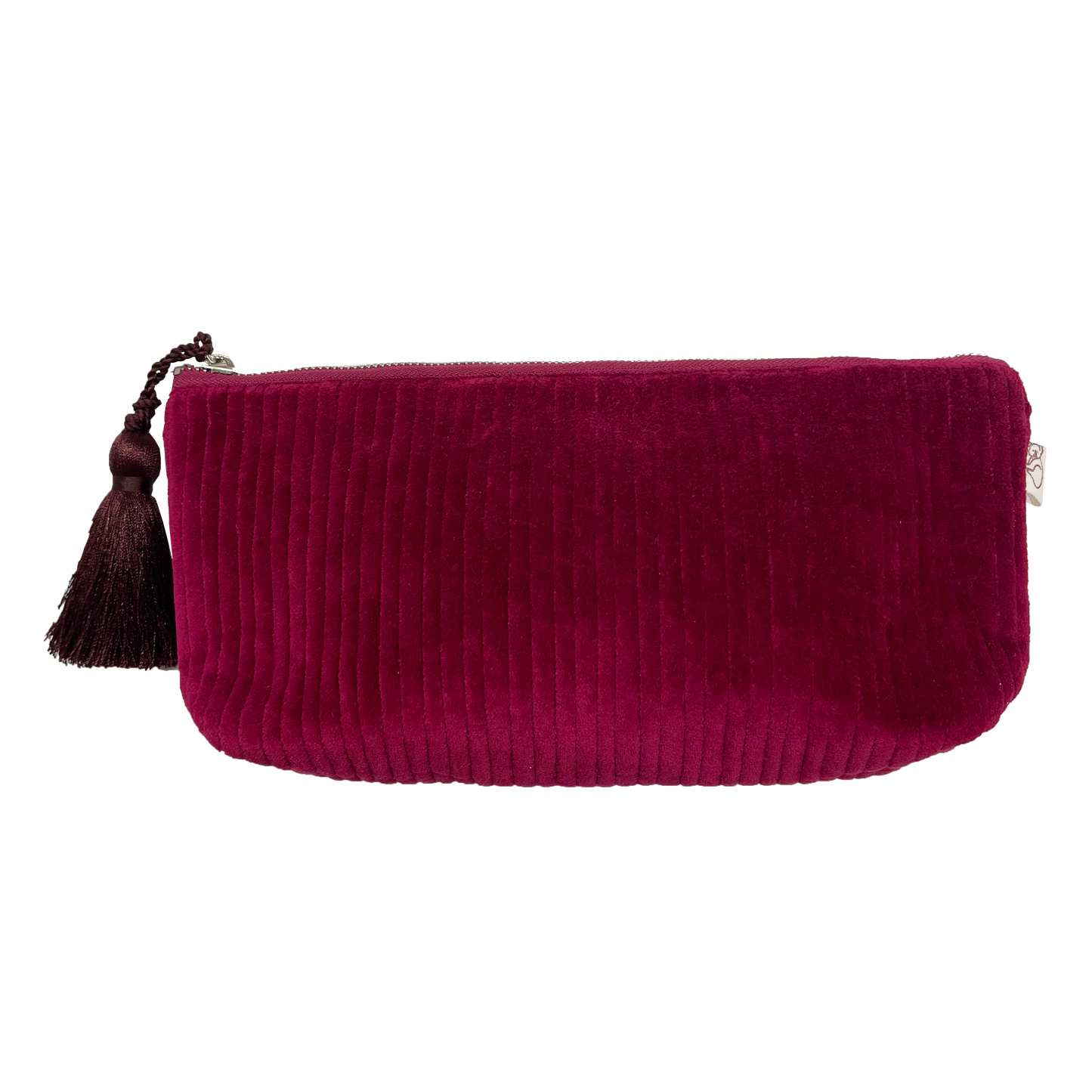 NEW Quilted Velvet Hold Me Clutch - Magenta