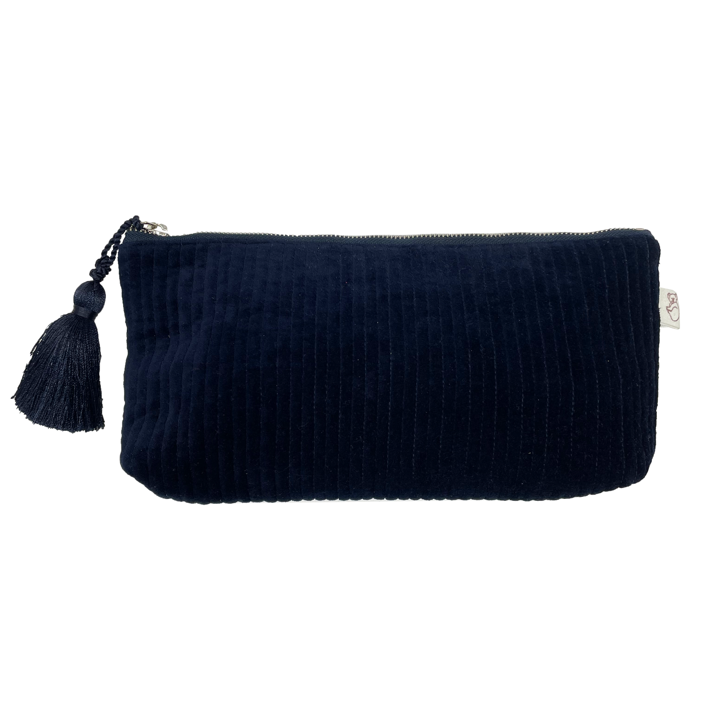 NEW Quilted Velvet Hold Me Clutch - Navy