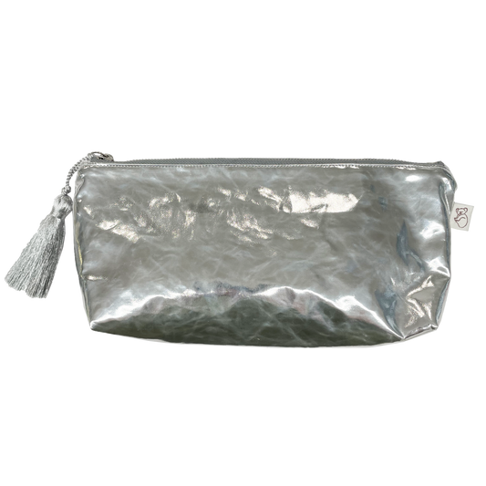 NEW!  Silver Metallic Hold Me Clutch