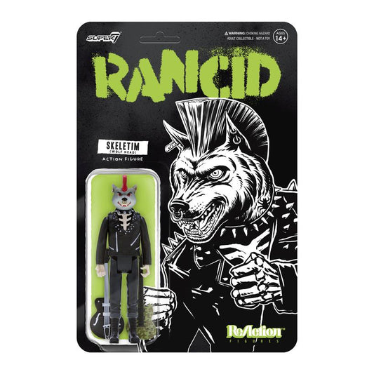Rancid ReAction Figure Wave 3 -Skeletim (Wolf Head)