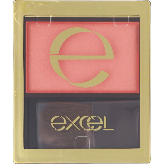 Excel Skinny Rich Cheek Blush RC02 Pure Peach - Makeup Products For Cheek - Japanese Cheek Blush