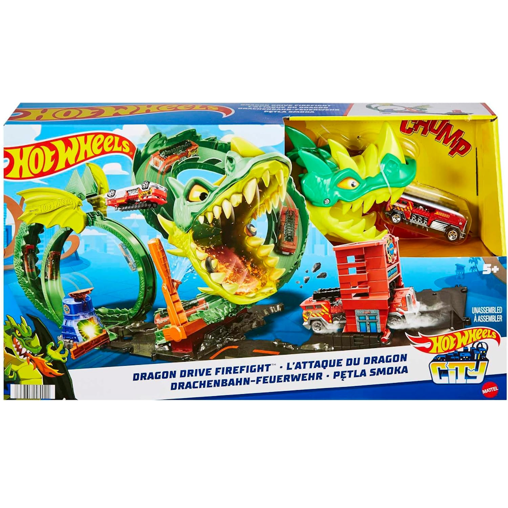 Hot Wheels CITY Dragon Drive Firefight Playset