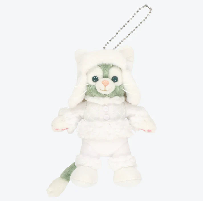 TDR Duffy & Friends "White Wintertime Wonders" Collection x Gelatoni Plush Keychain
